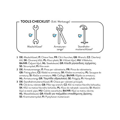 baliv Armatura za umivalnik WT-5060 Kromirana