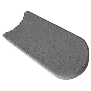 Kosilni robnik siva 4,5 cm x 12 cm x 24 cm