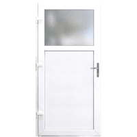Stranska vrata K 504 bela 98 cm x 198 cm levo