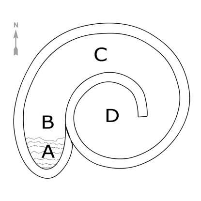 Bellissa Spirala za zelišča Gabione Mala 60 cm x 110 cm x 90 cm