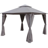 Caballo Jekleni paviljon antracit 330 cm x 330 cm