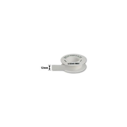 Tesnilni trak za navoje 0,1 mm x 12 mm x 12 m