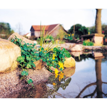 Heissner Kamnita podloga za vrtni ribnik naravne barve debelina 5mm širina 0,4m