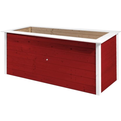 Weka Visoka greda Herba Smreka Švedsko rdeča/Bela 81 cm x 205 cm x 80 cm