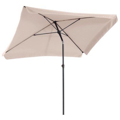 Balkonski senčnik Hernando 210 cm x 140 cm Bež s potisno funkcijo Push-Up