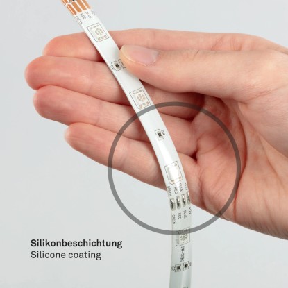 Briloner Gibljiv LED-trak 5 m samolepilen večbarven