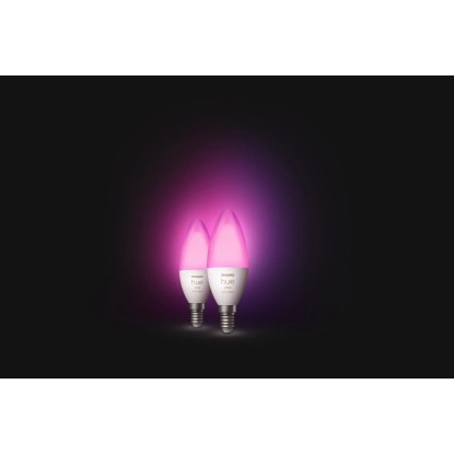 Philips Hue E14 Dvojno pakiranje White & Color Ambiance 2 x 470 lm