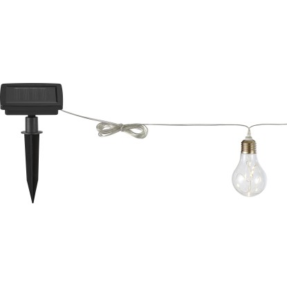 Solarna svetlobna veriga z žarnicami