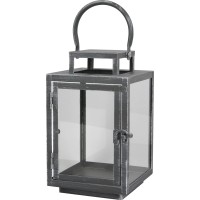 Kovinska laterna Siva 22,5 cm
