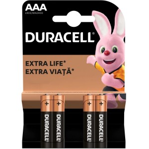 Duracell Alkalne baterije Basic AAA 4 kos