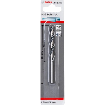 Bosch Spiralni sveder HSS PointTeQ 6,5 mm