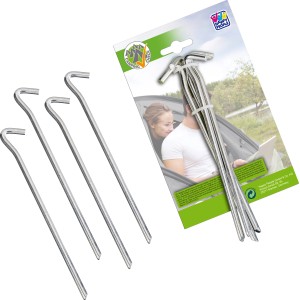 Klini za šotor 25 cm 4 kosov