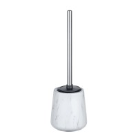 Wenko WC-garnitura Adrada keramika s silikonsko ščetko 12 x 39 x 12 cm bela