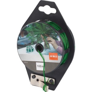 Ploščata povezovalna žica Zelena Ø 0,4 mm dolžina 100 m