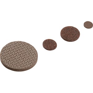 Komplet klobučevinastih drsnikov 131-delni rjave barve