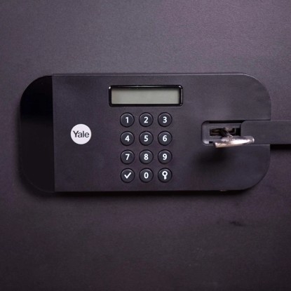 Yale Trezor High Security Motorised Compact 200 x 350 x 200 mm črna