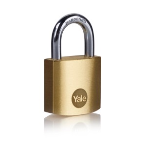 Yale Cilindrična obešanka 30 mm 1 kos 3 ključi medenina