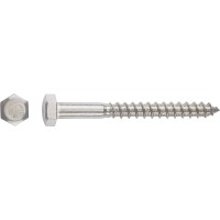 Vijak za les šesteroroba glava Ø 10 mm x 120 mm nerjavno jeklo A2 50 kosov