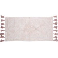 OBI Preproga iz bombaža Vzorčasta Bež-starano rožnata 60 x 120 cm