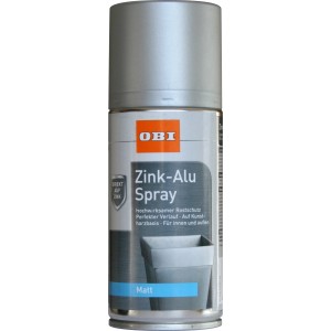 OBI Cink alu premaz v pršilu srebrno siv mat 150 ml