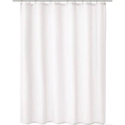 Kleine Wolke Zavesa za prhanje Kito 120 cm x 200 cm snežno bela