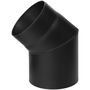 Asada Dimno koleno 45° Ø 120 mm črna