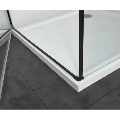 Nihajna vrata Sanotechnik EliteT80B črna