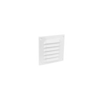 Pokrivna rešetka aluminij 150 mm x 150 mm bela
