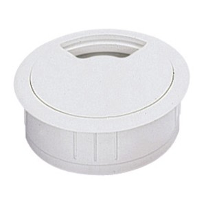 Hettich Kabelski prehod Ø 60 mm Plastika Bela