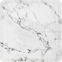 Kleine Wolke Podloga za prho Marble 55 cm x 55 cm antracit