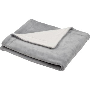 Odeja iz flisa Sherpa 130 cm x 150 cm Temno siva