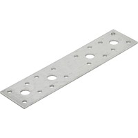 Ploščati spojnik, pocinkan, 200 mm x 35 mm, 10 kosov