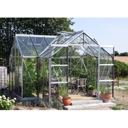 Vitavia rastlinjak Sirius ESG 3 mm Aluminijasto-prazen s temeljem