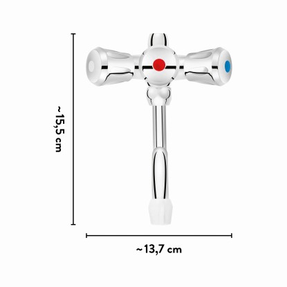 Kromirana kuhinjska armatura Turia
