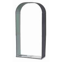 Floraworld Stojalo za drva v obliki polkrožnega loka 103 cm x 40 cm x 200 cm