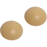 Stenski odbojnik samolepilni Ø 30 mm bež 2 kos