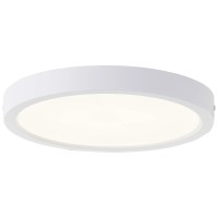 Brilliant LED stropna svetilka Varano bela Ø 27,5 cm