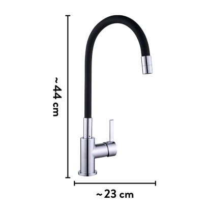 baliv Kuhinjska armatura KI-1820 Krom-črna