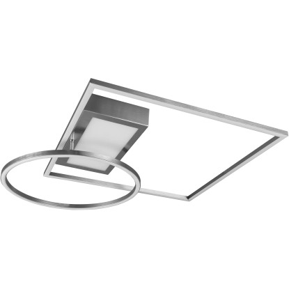Trio LED stropna svetilka Downey nikelj mat CCT 2700 K-6500 K