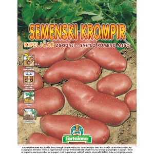l'ortolano Krompir Kifeljčar rdeči 80 kos