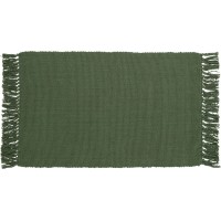 OBI Preproga iz bombaža Uni Temno zelena 50 x 80 cm