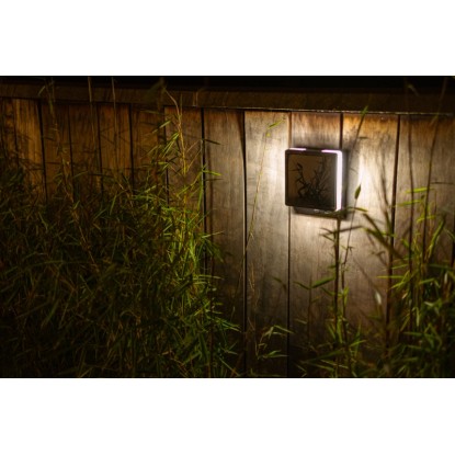 Lutec Sončna zunanja LED-svetilka Moze 1000 lm 19,5 x 14 x 15 cm črna mat