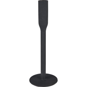 Svečnik Minimalist Zen Aluminij 25,5 cm Črn