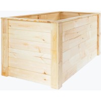 Visoka greda 150 cm x 76 cm x 79 cm Naravna FSC