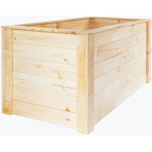 Visoka greda 150 cm x 76 cm x 79 cm Naravna FSC
