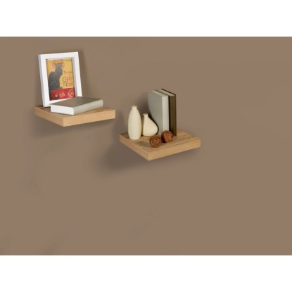 OBI Stenski regal Valbonne svetli hrast 23,5 cm x 23,5 cm x 3,8 cm
