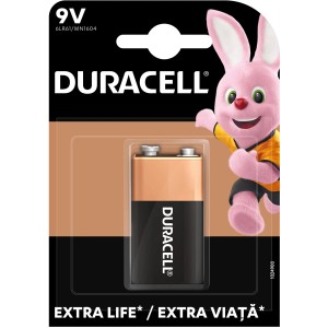 Duracell Alkalna baterija Basic 9 V