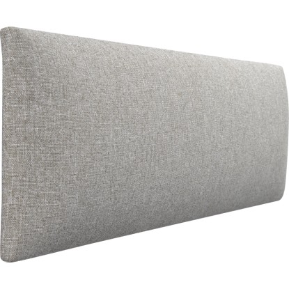 Stenska blazina Pravokotnik 15 cm x 60 cm Svetlo siva Struktura