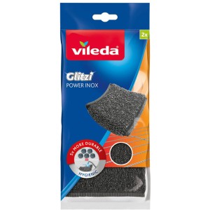 Vileda Goba za čiščenje Glitzi Power Inox 2 v kpl.