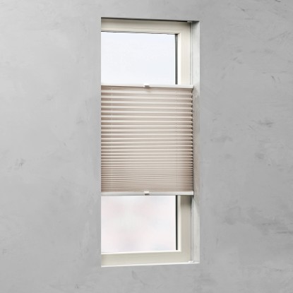 Cocoon Dnevna plise zavesa 20 mm Taupe 80 cm x 130 cm